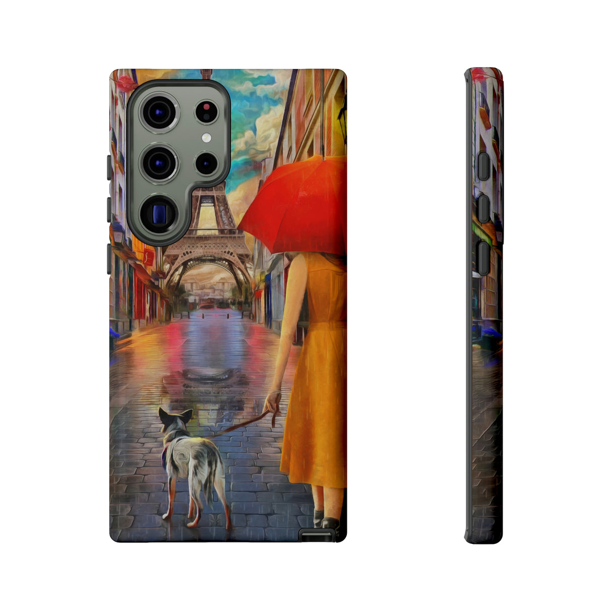 Rainy Day Paris Android Case (Protective) Samsung Galaxy S23 Ultra Glossy Phone Case