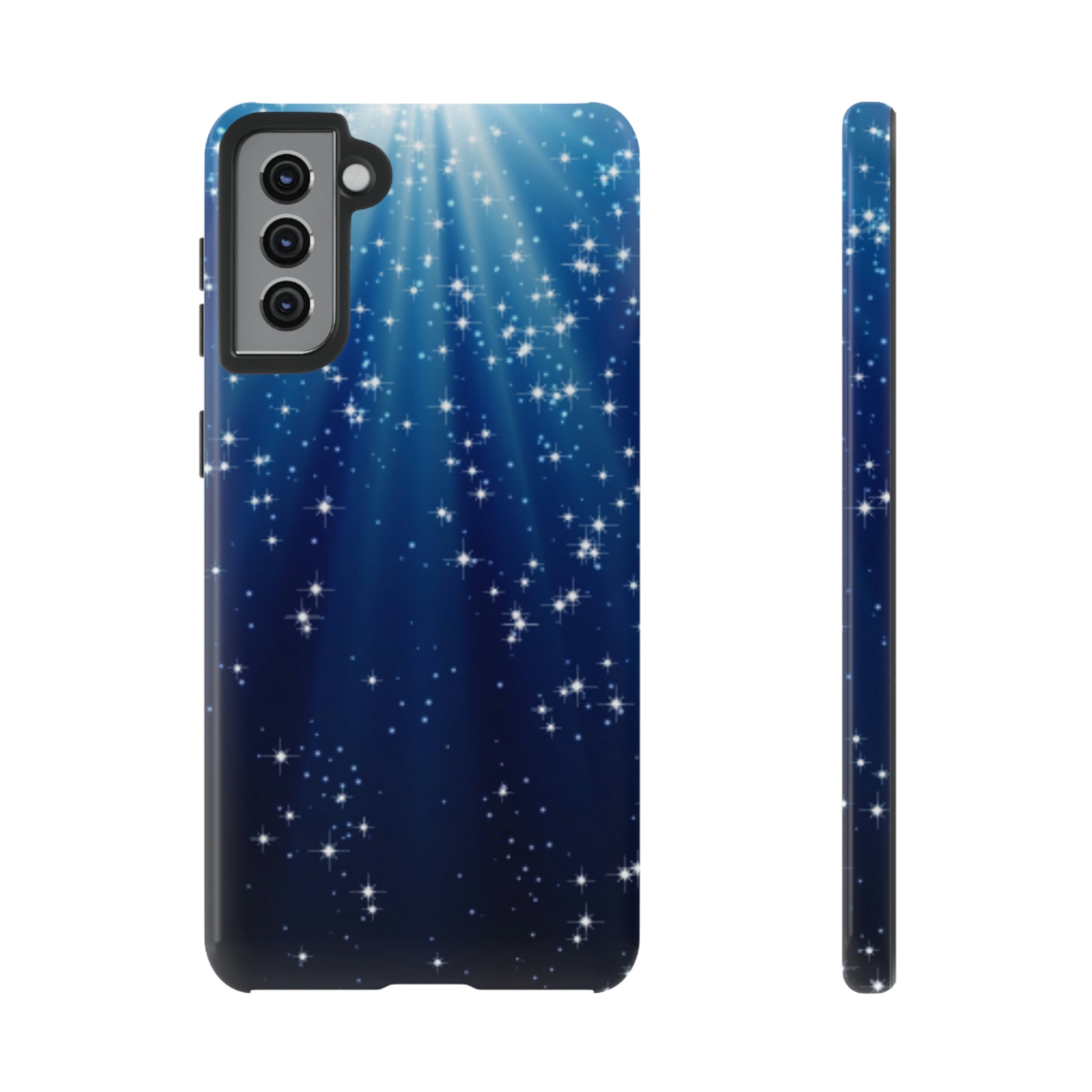 Stars Blue Sky Android Case (Protective) Samsung Galaxy S21 Plus Glossy Phone Case