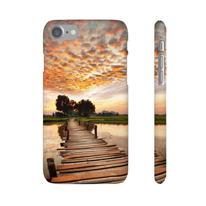 Sunset on the Tropical River Samsung/iPhone (Slim) Phone Case