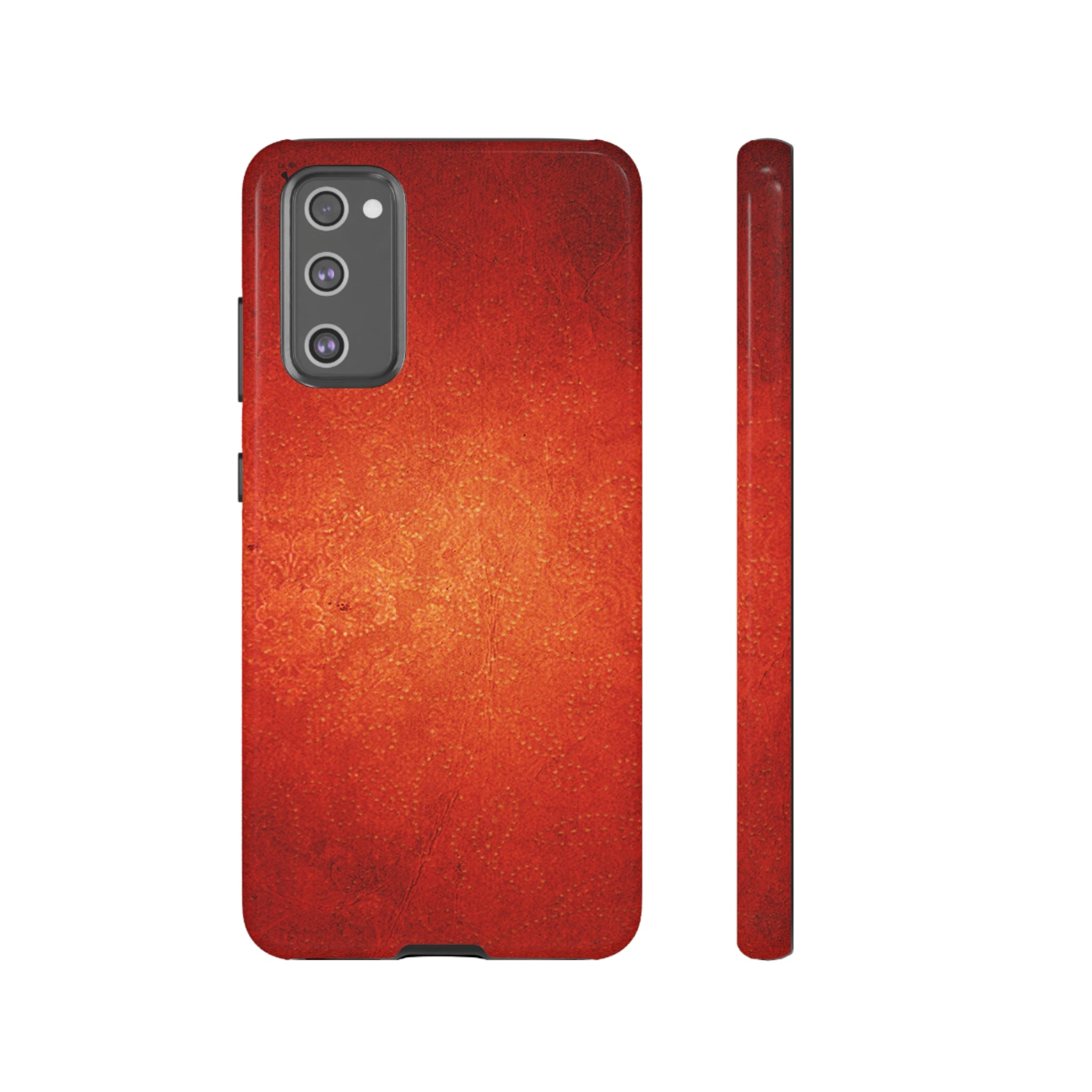 Red Grunge Android Case (Protective) Samsung Galaxy S20 FE Glossy Phone Case