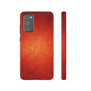 Red Grunge Android Case (Protective) Samsung Galaxy S20 FE Glossy Phone Case