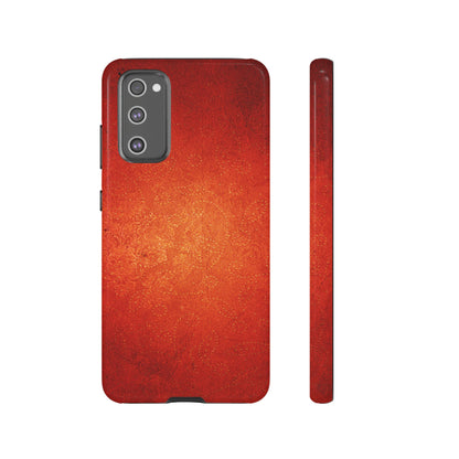 Red Grunge Android Case (Protective) Samsung Galaxy S20 FE Glossy Phone Case