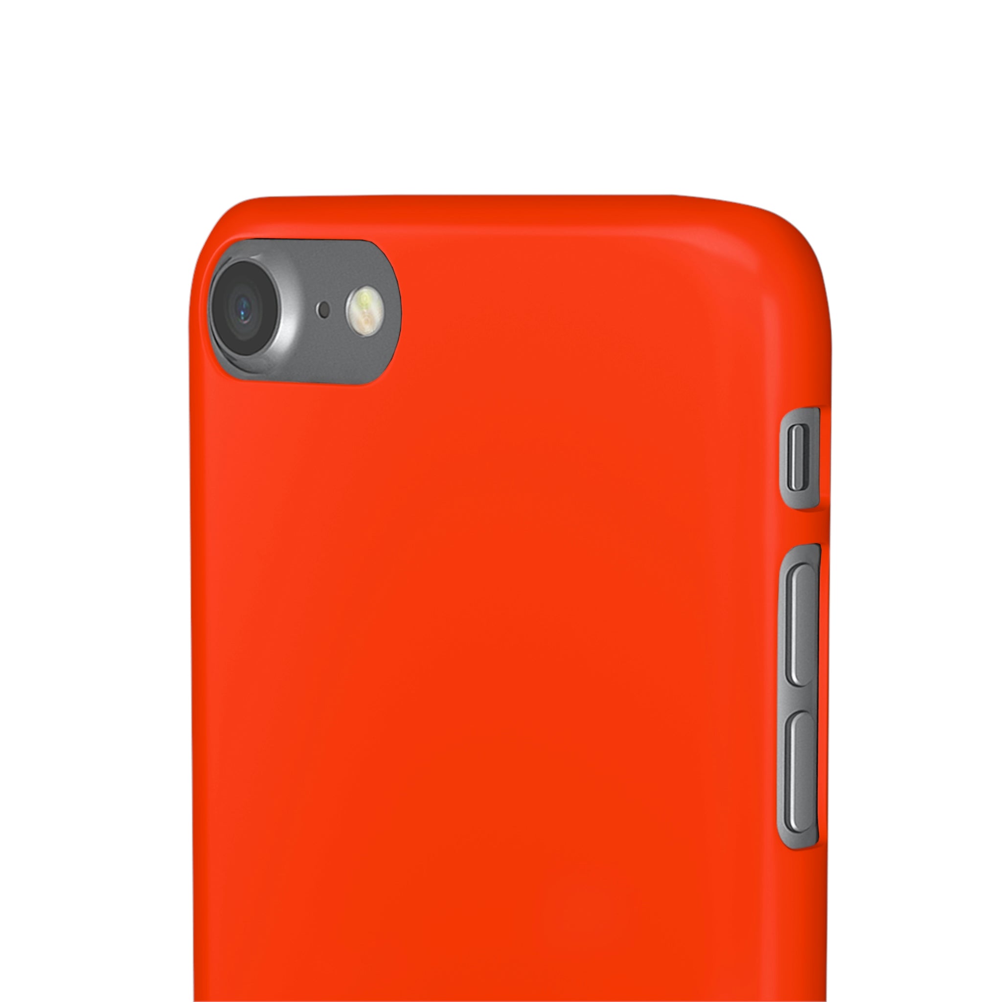 Coquelicot Orange iPhone Case (Slim) Phone Case