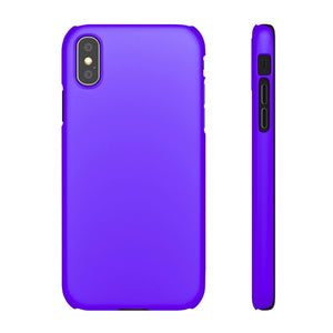 Electric Indigo iPhone Case (Slim) iPhone XS Matte Phone Case