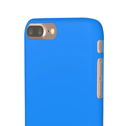 Dodger Blue iPhone Case (Slim) Phone Case