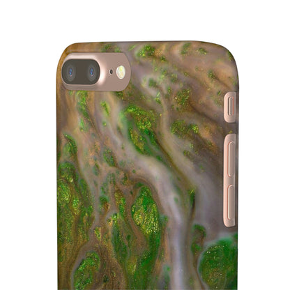 Smaragd Ink Art iPhone Case (Slim) Phone Case