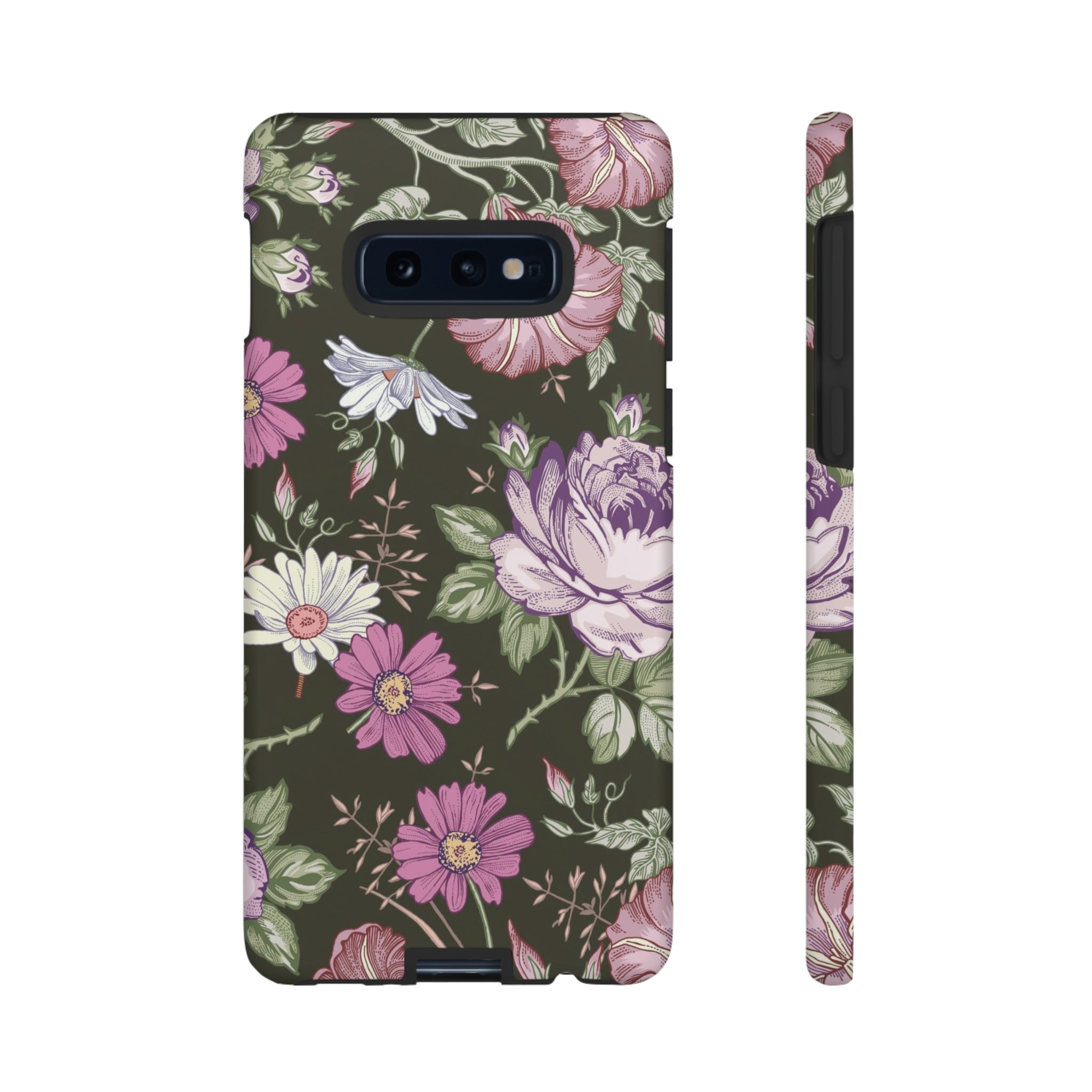 Purple Rose Vintage Flower Samsung Case (Protective) Samsung Galaxy S10E Matte Phone Case