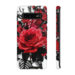 Rola Gothic Flower Samsung Case (Protective) Samsung Galaxy S10 Glossy Phone Case