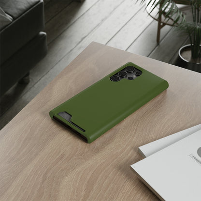 Dark Moss Green Samsung Case (Card) Phone Case