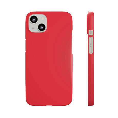 Alizarin crimson iPhone Case (Slim) iPhone 13 Matte Phone Case