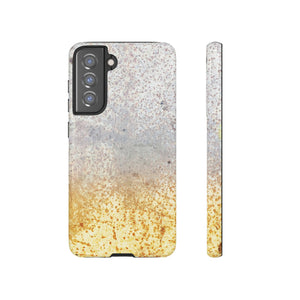 Gold Abstract Android Case (Protective) Samsung Galaxy S21 FE Glossy Phone Case