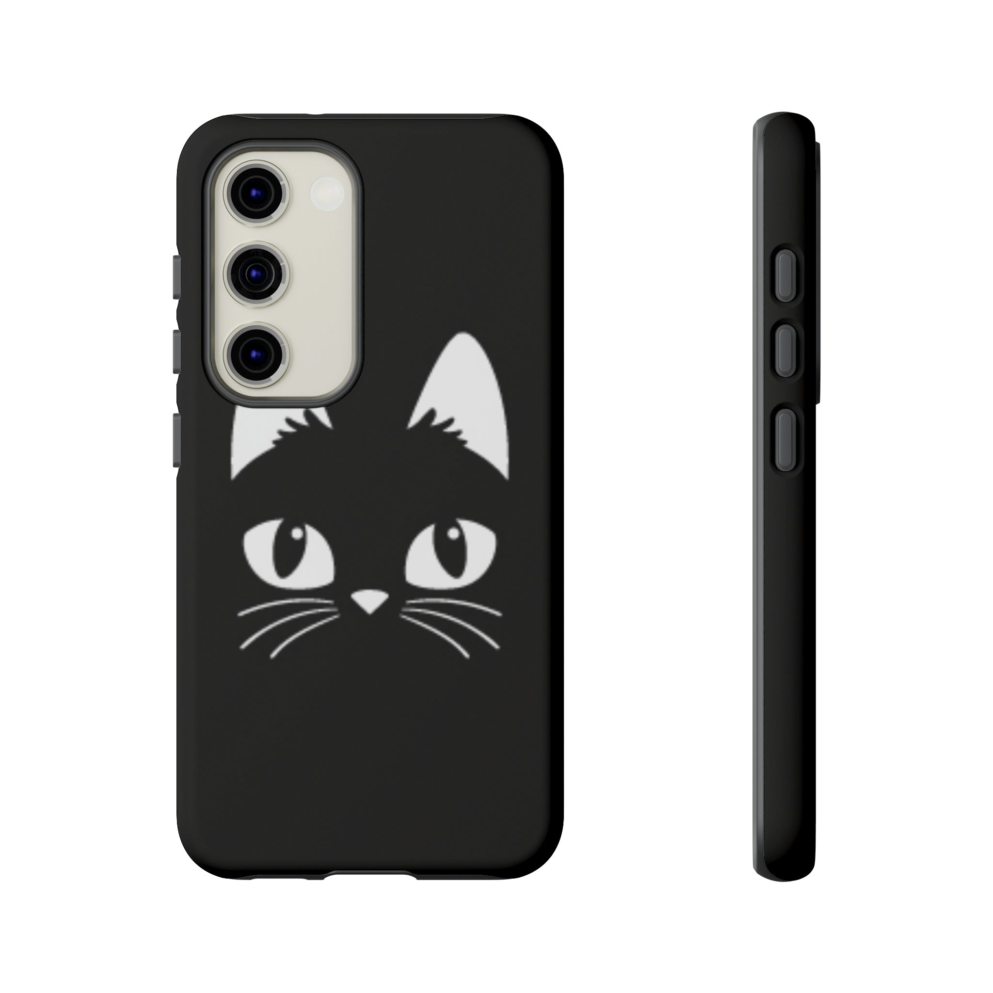 Cat Icon Android Case (Protective) Samsung Galaxy S23 Matte Phone Case