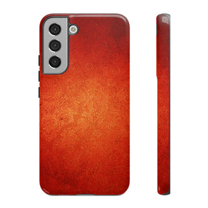 Red Grunge Android Case (Protective) Samsung Galaxy S22 Plus Glossy Phone Case