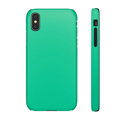 Caribbean Green iPhone Case (Slim) iPhone X Glossy Phone Case