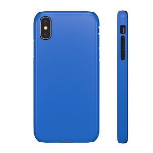 Celtic Blue iPhone Case (Slim) iPhone X Glossy Phone Case