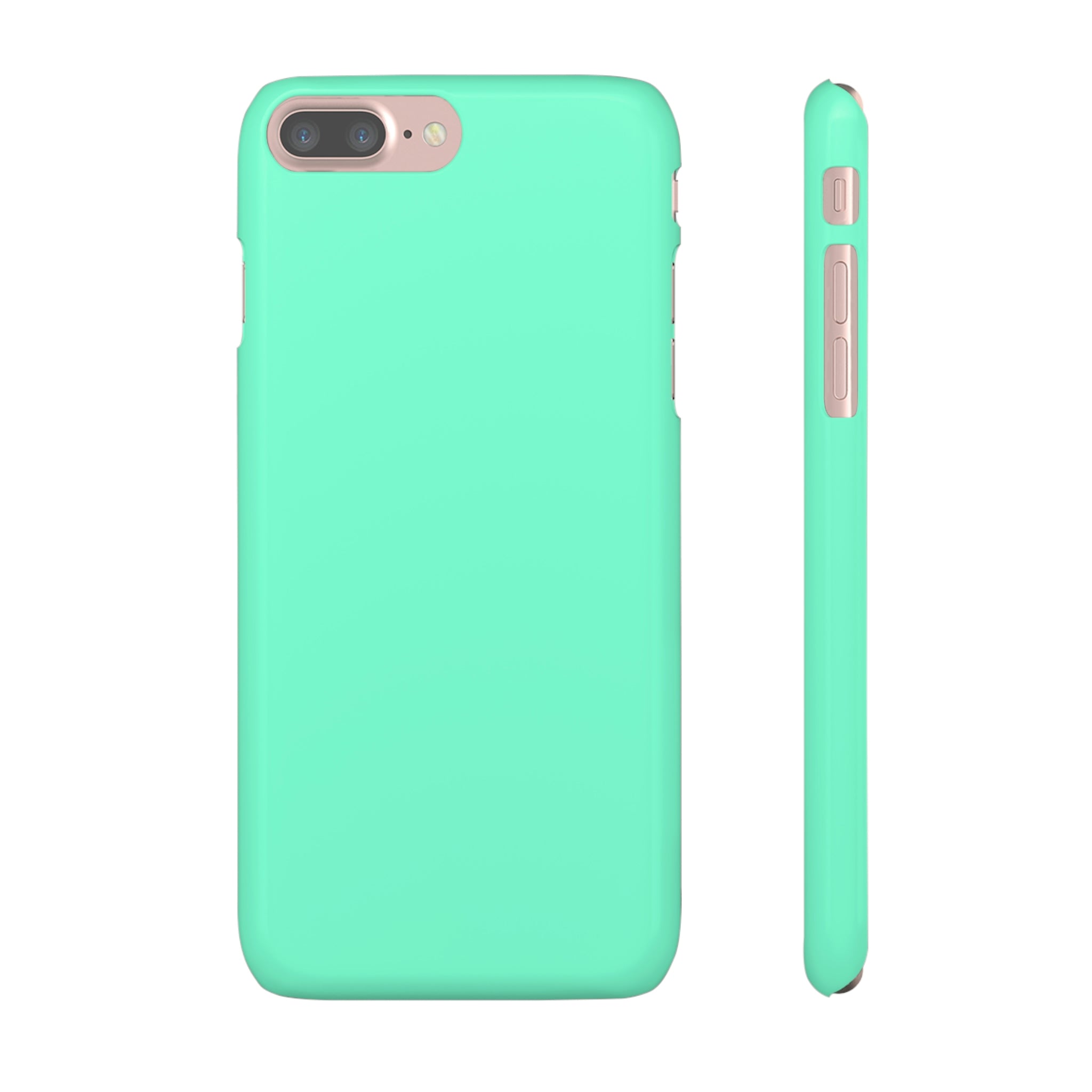 Aquamarine iPhone Case (Slim) iPhone 7 Plus Glossy Phone Case