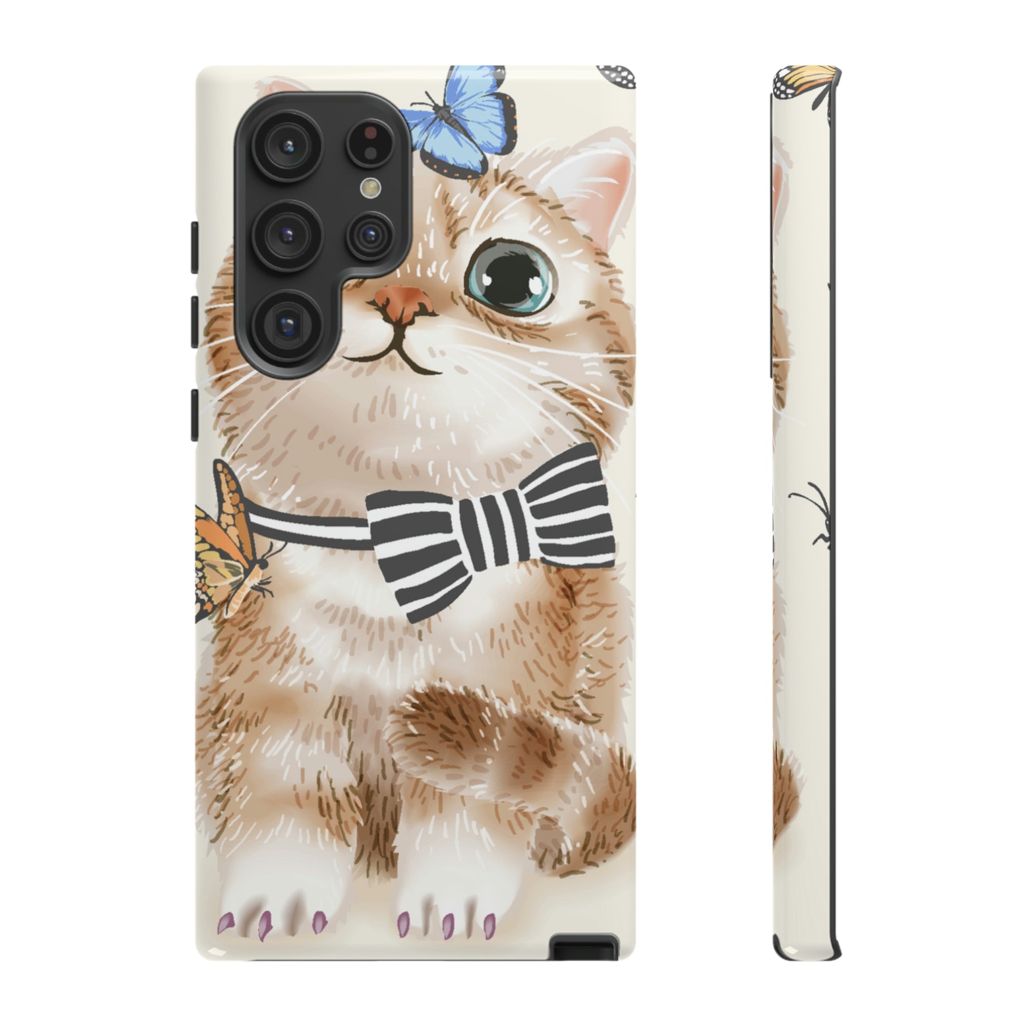 Petit Cute Cat Android Case (Protective) Samsung Galaxy S22 Ultra Glossy Phone Case