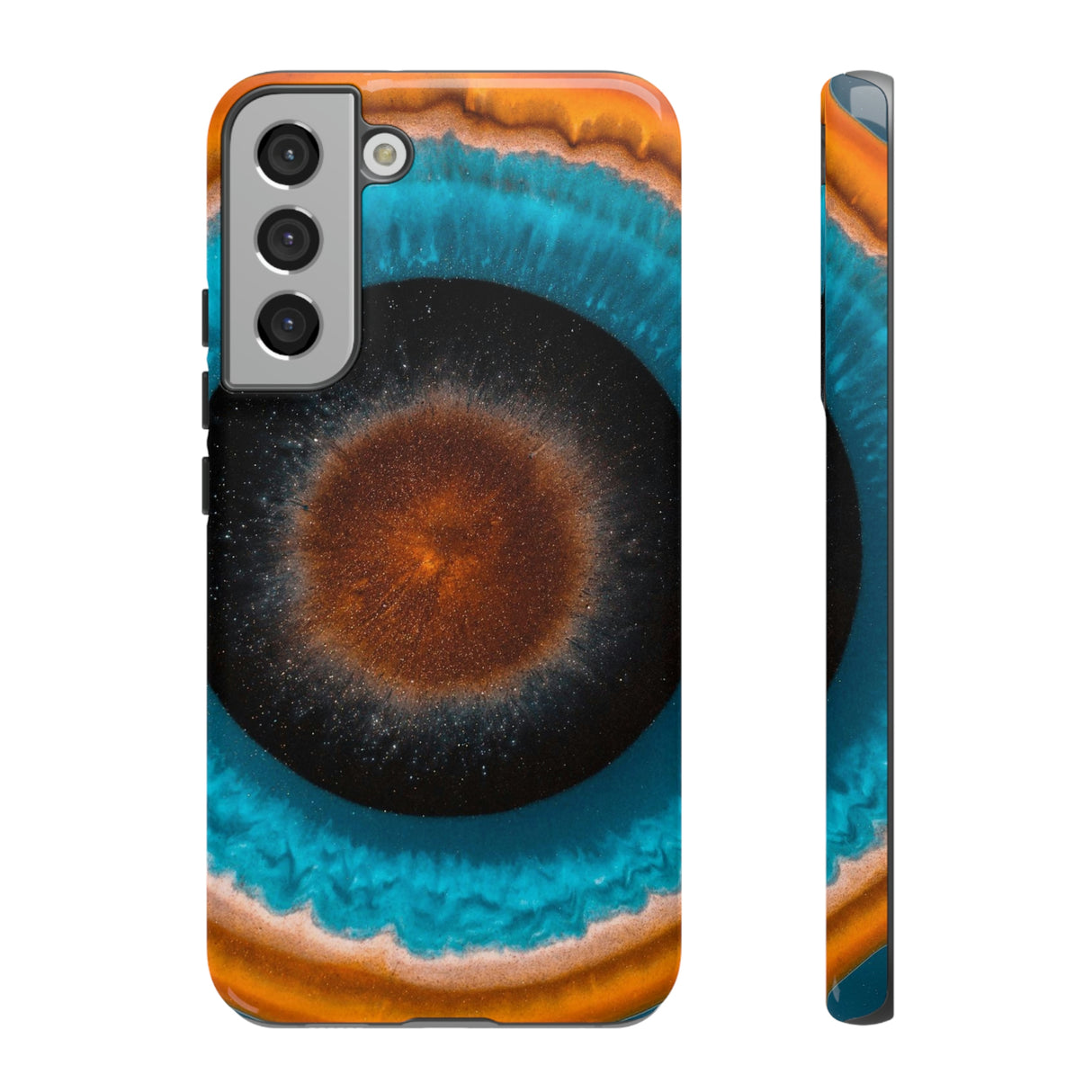 Center of Space Ink Art Android Case (Protective) Samsung Galaxy S22 Plus Glossy Phone Case