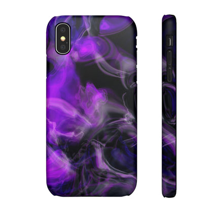 Purple Marble iPhone Case (Slim) iPhone X Matte Phone Case