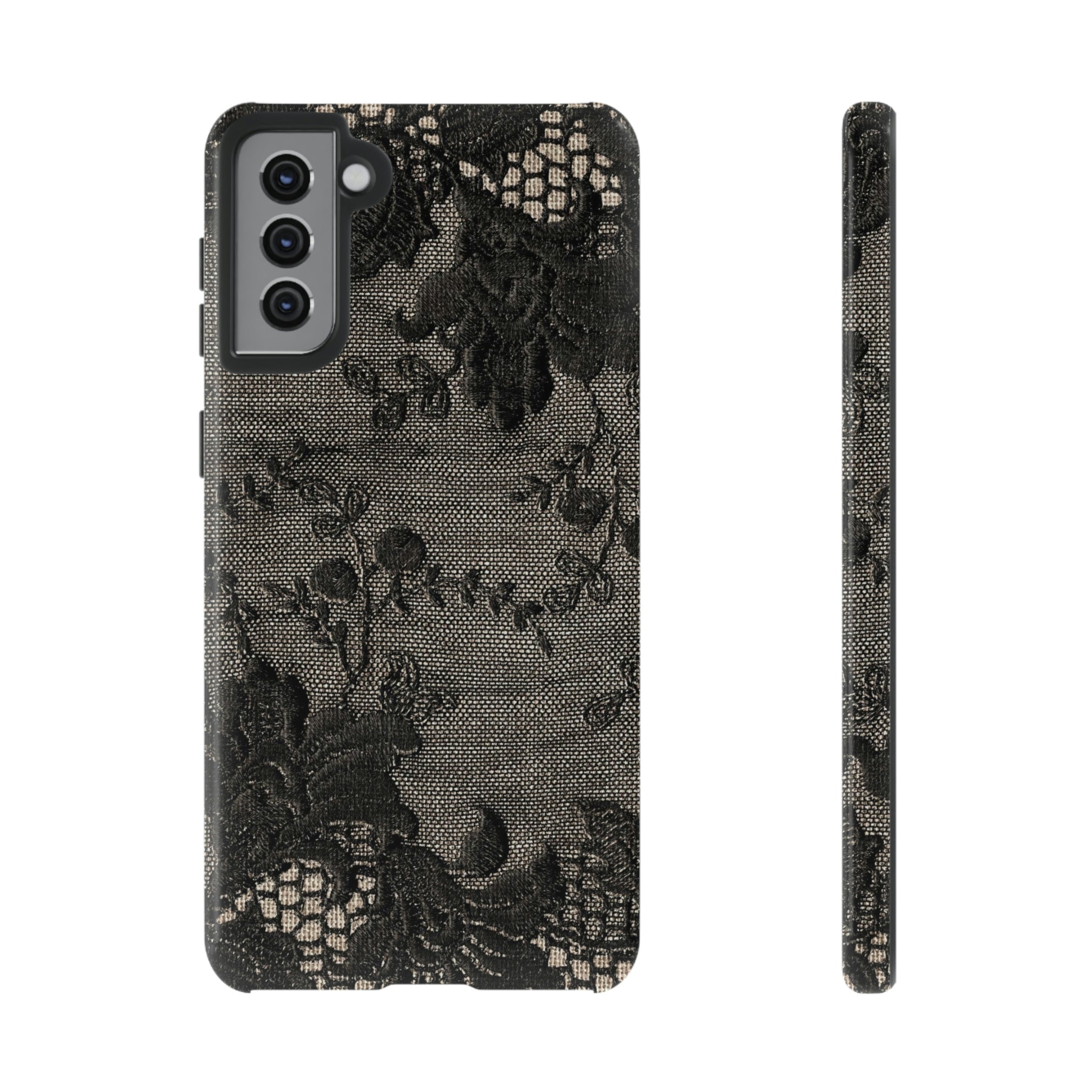 Roclop Gothic Flower Samsung Case (Protective) Samsung Galaxy S21 Plus Glossy Phone Case