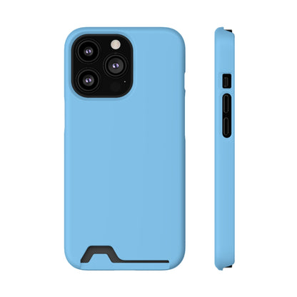 Light Sky Blue iPhone Case (Card) iPhone 13 Pro Matte Without gift packaging Phone Case