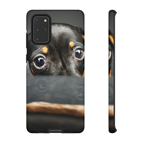 Dachshund Puppy Android Case (Protective) Samsung Galaxy S20+ Glossy Phone Case