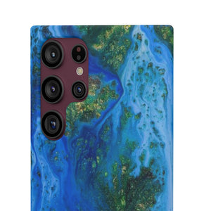 Blue Globe Ink Art Android Case (Slim) Phone Case