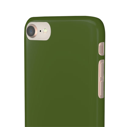 Dark Moss Green iPhone Case (Slim) Phone Case