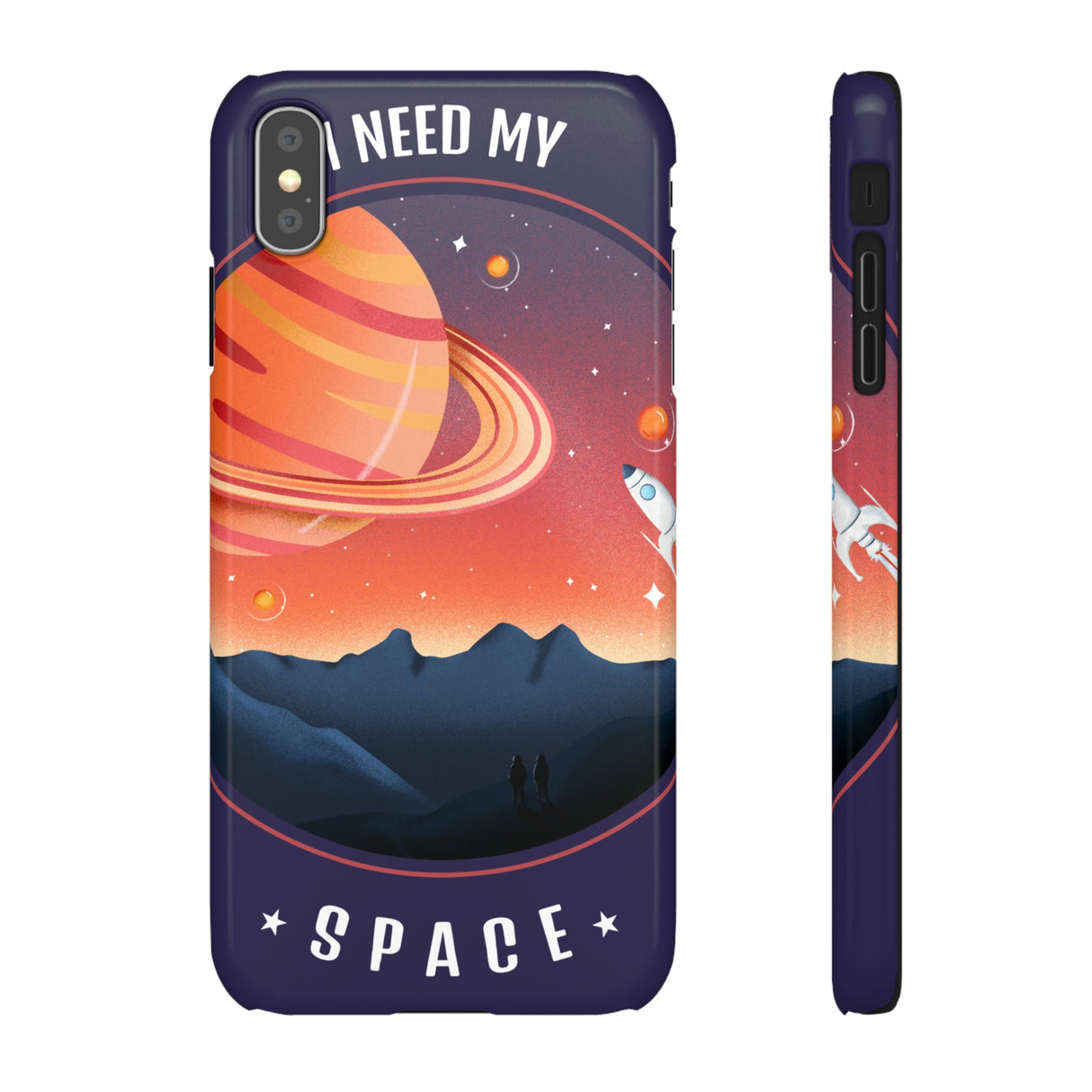 Express Galaxy iPhone Case (Slim) iPhone XS MAX Glossy Phone Case