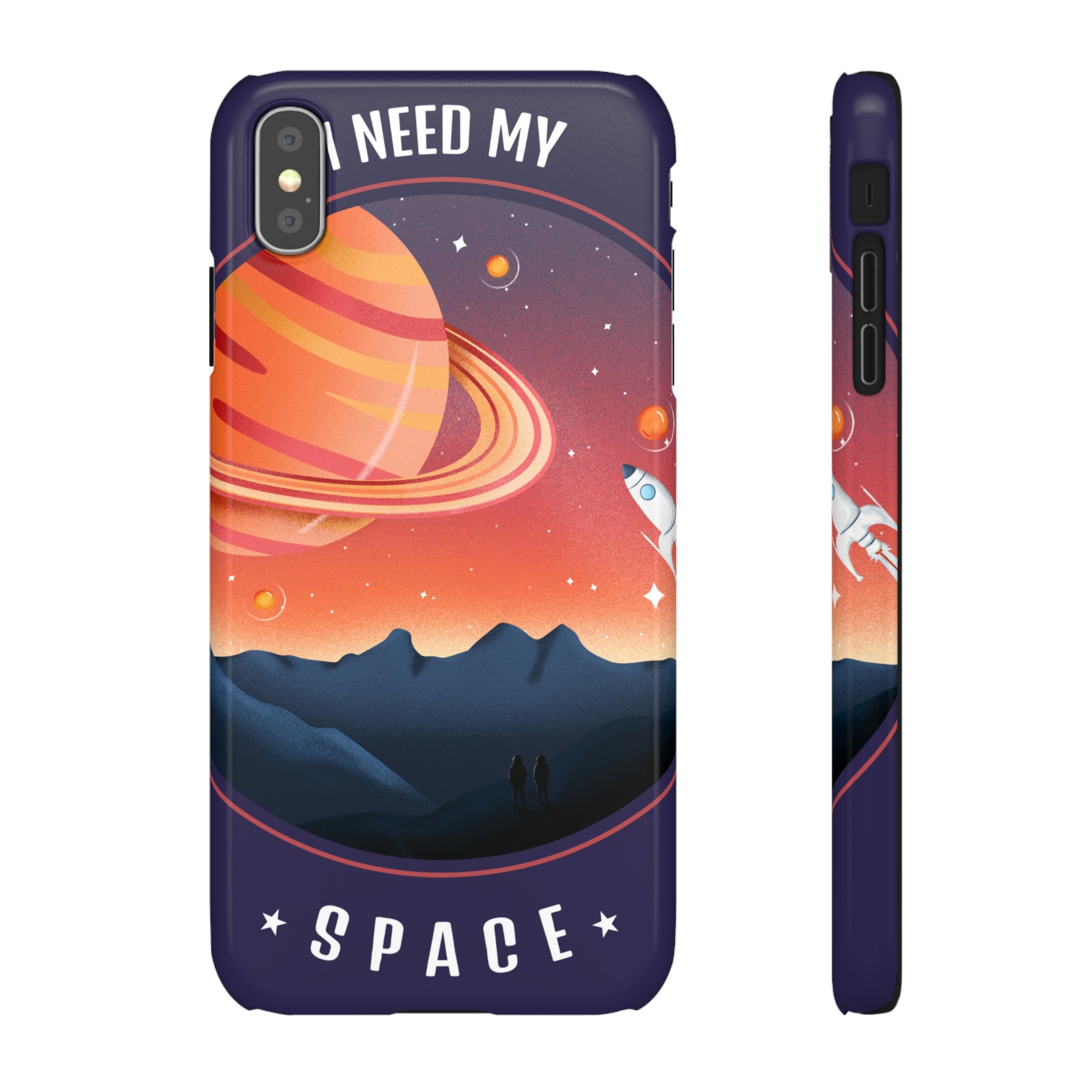 Express Galaxy iPhone Case (Slim) iPhone XS MAX Glossy Phone Case