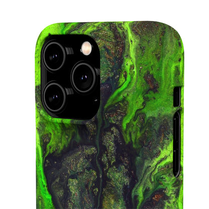 Toxic Ink Art iPhone Case (Slim) Phone Case