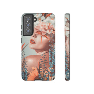 Contemporary Flowers Android Case (Protective) Samsung Galaxy S21 FE Matte Phone Case