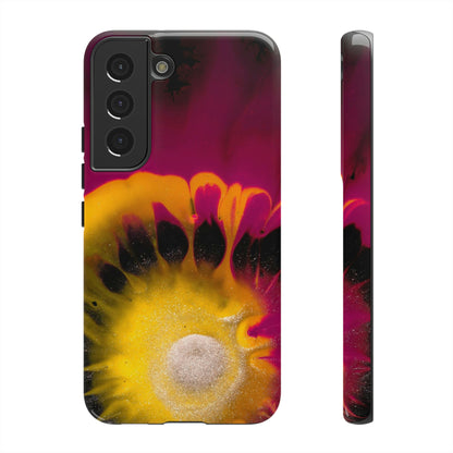 Deep Purple Ink Art Android Case (Protective) Samsung Galaxy S22 Glossy Phone Case