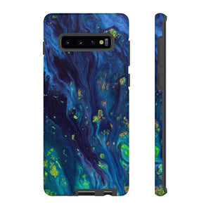 Green Opal Ink Art Android Case (Protective) Samsung Galaxy S10 Plus Matte Phone Case