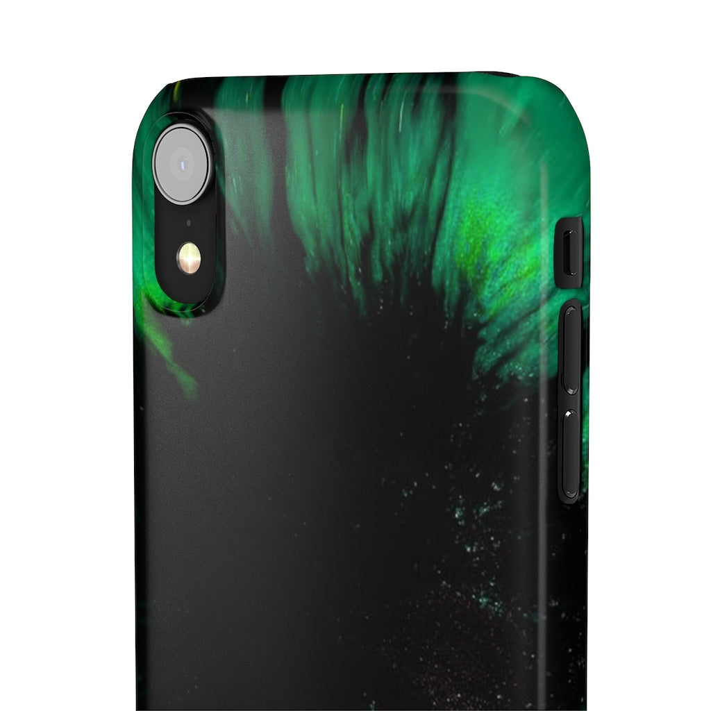 Northen Star Gaze Ink Art iPhone Case (Slim) Phone Case