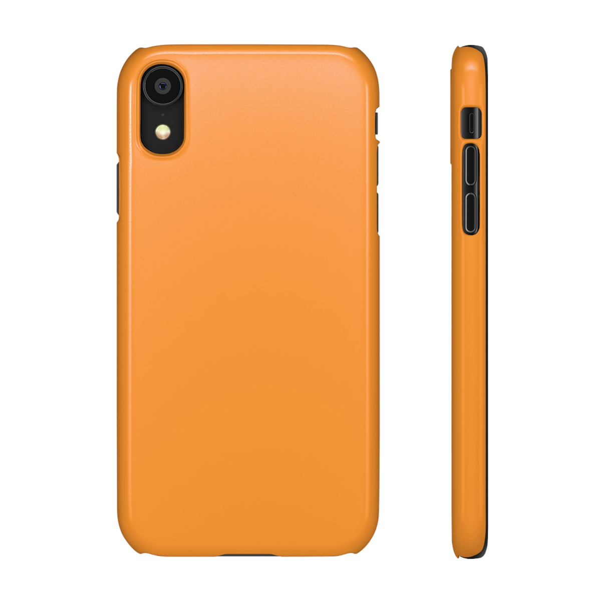 Deep Saffron iPhone Case (Slim) iPhone XR Glossy Phone Case