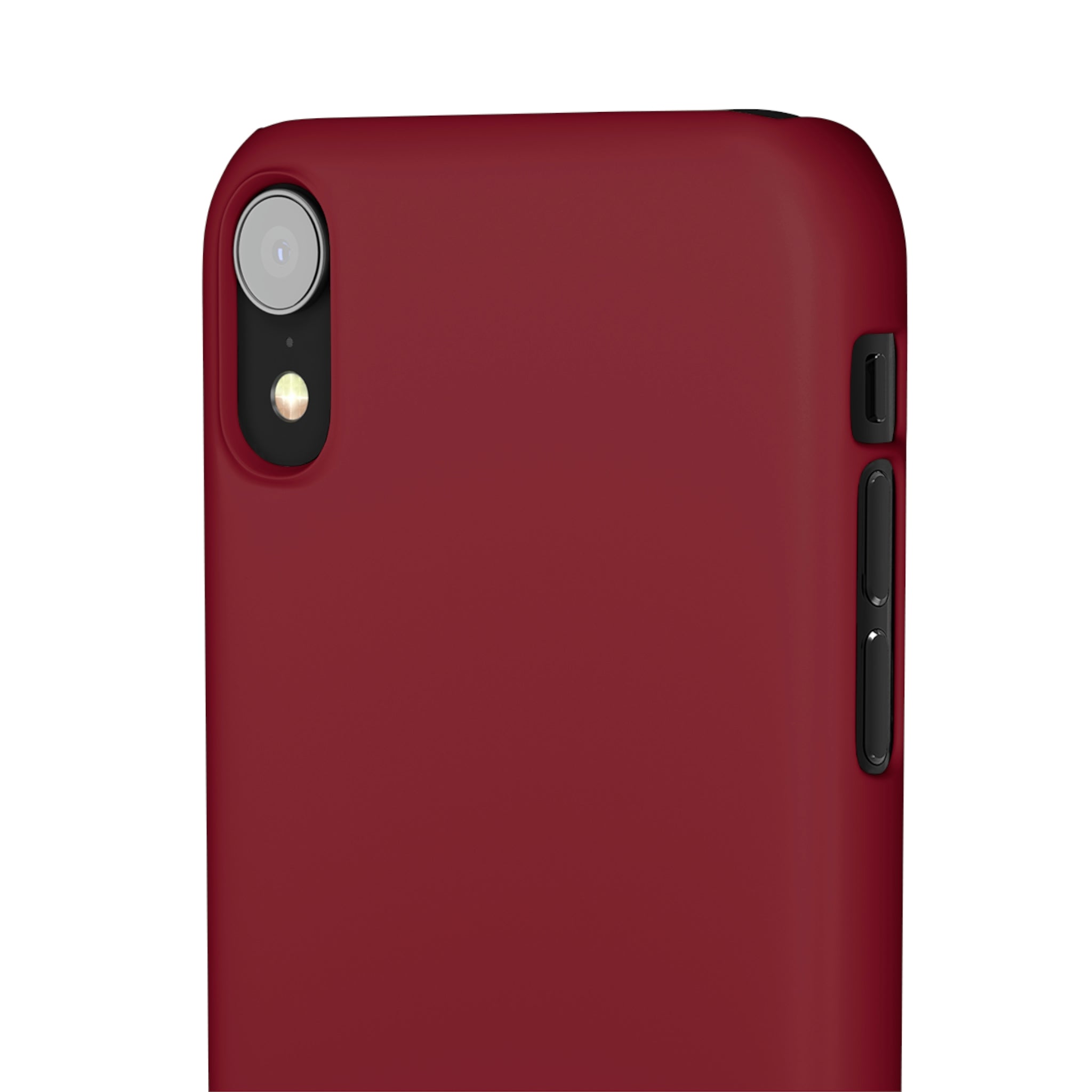 Burgundy Red iPhone Case (Slim) Phone Case