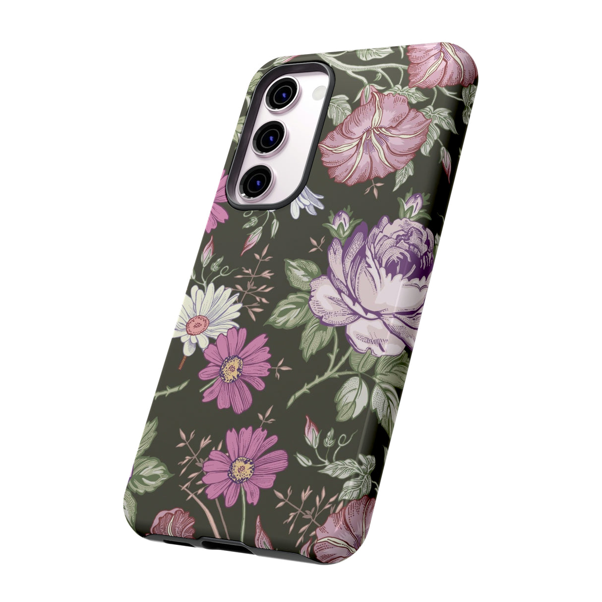 Purple Rose Vintage Flower Samsung Case (Protective) Phone Case