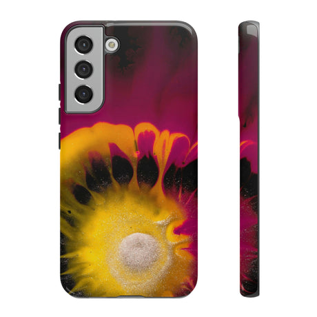 Deep Purple Ink Art Android Case (Protective) Samsung Galaxy S22 Plus Glossy Phone Case