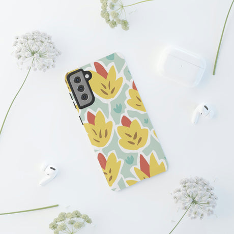 Summer Yellow Happy Flower Samsung Case (Protective) Phone Case