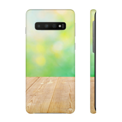 Summer Background With Wooden Pier Samsung/iPhone (Slim) Phone Case