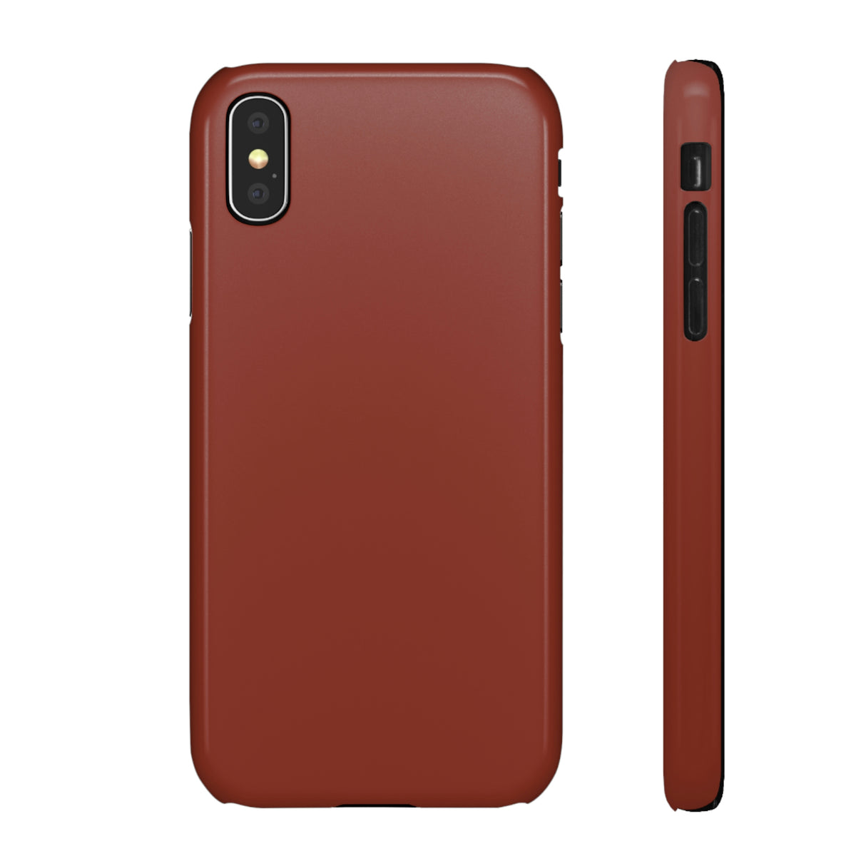 Burnt Umber iPhone Case (Slim) iPhone X Glossy Phone Case