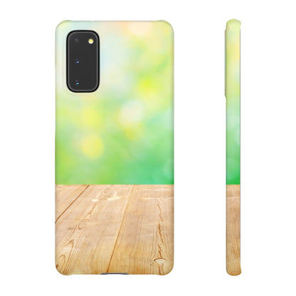 Summer Background With Wooden Pier Samsung/iPhone (Slim) Phone Case