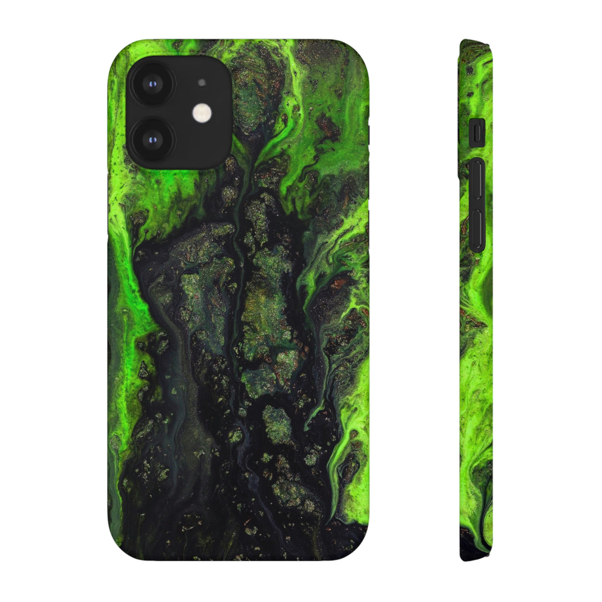 Toxic Ink Art iPhone Case (Slim) iPhone 12 Matte Phone Case