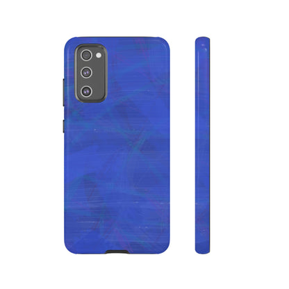 Abstract Blue Android Case (Protective) Samsung Galaxy S20 FE Glossy Phone Case