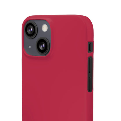 Bright Maroon iPhone Case (Slim) Phone Case