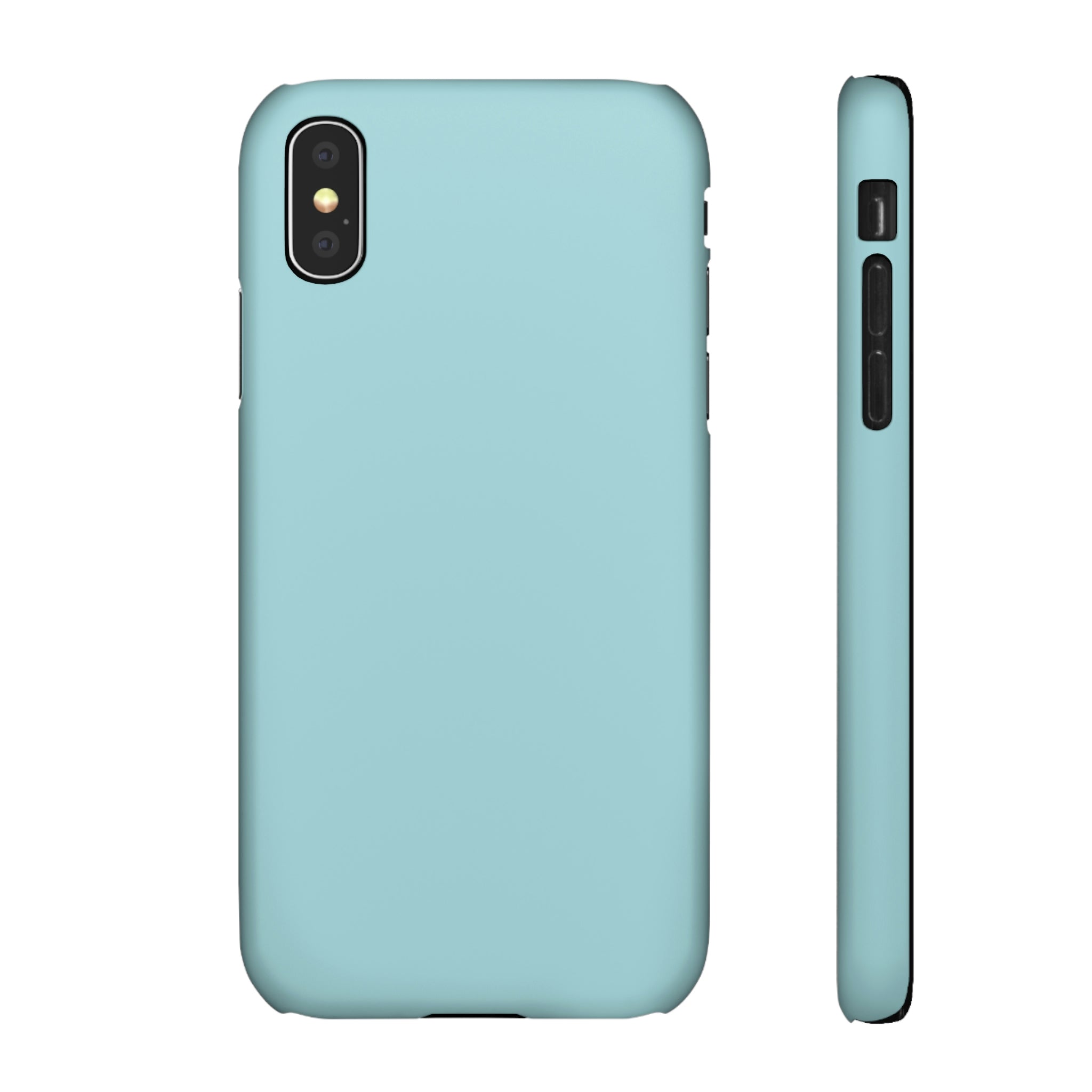 Crystal Blue iPhone Case (Slim) iPhone X Matte Phone Case