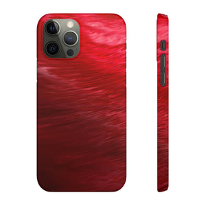 Red Feather Ink Art iPhone Case (Slim) iPhone 12 Pro Matte Phone Case