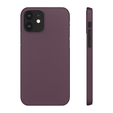 Eggplant iPhone Case (Slim) iPhone 12 Glossy Phone Case