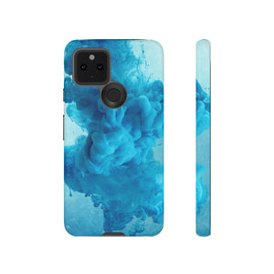 Blue Ink Android Case (Protective) Google Pixel 5 5G Matte Phone Case